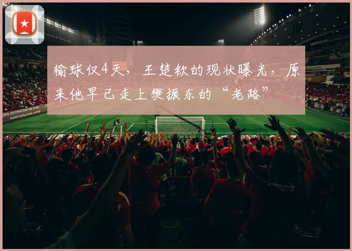 输球仅4天，王楚钦的现状曝光，原来他早已走上樊振东的“老路”
